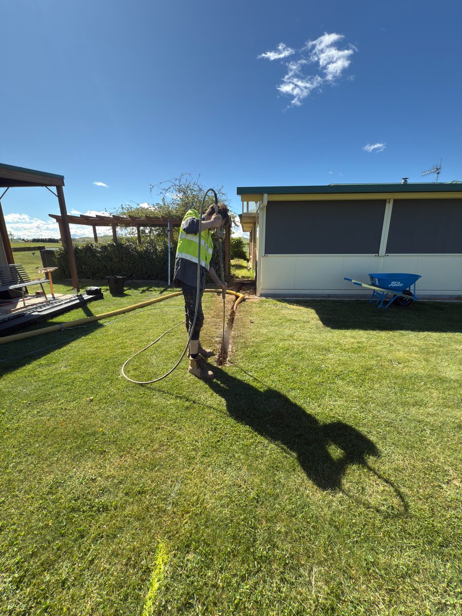 Utility potholing, Braidwood NSW